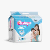 Champs Soft and Dry Baby Diaper Pants 74 Pcs (Medium Size M74)