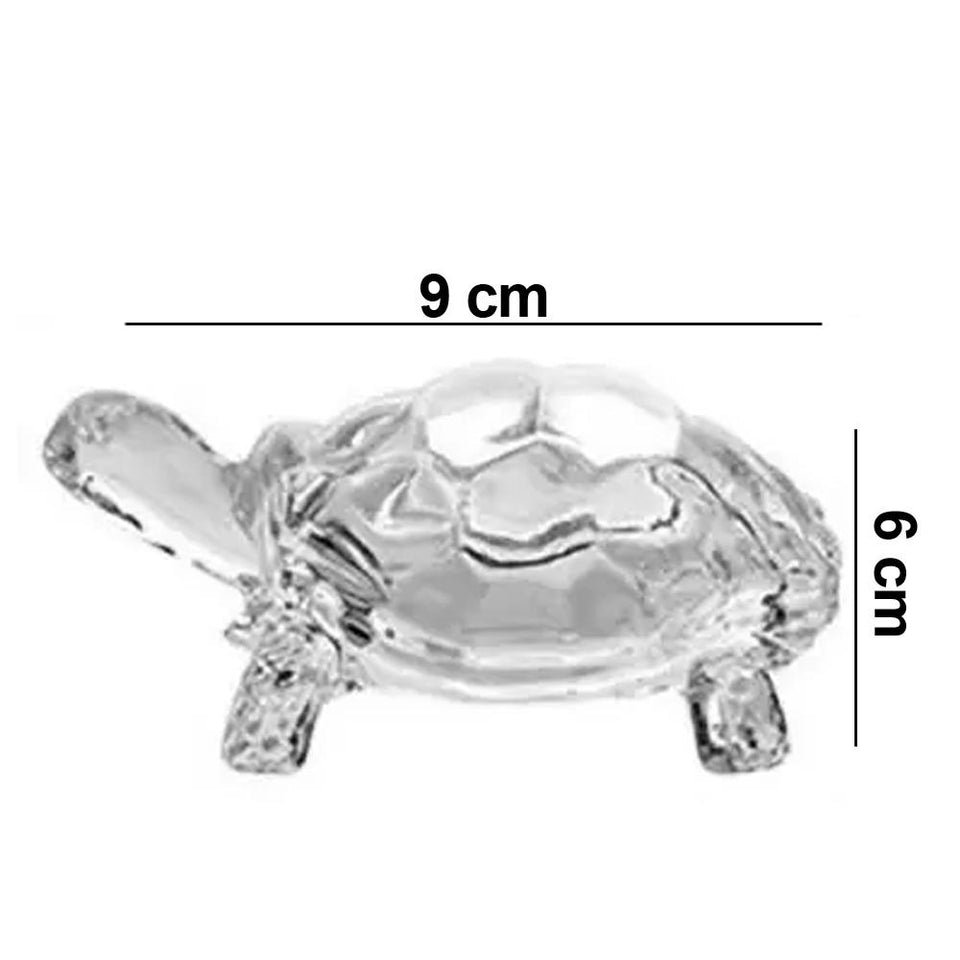 1194 Crystal Glass Turtle-tortoise For Feng Shui And Vastu