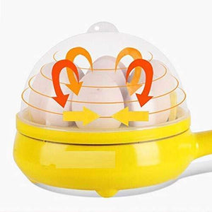 2150 Multi Functional Electric 2 In 1 Egg Frying Pan With Egg Boiler Machine Measuring Cup With Handle