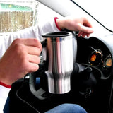 Stainless Steel Vacuum Glass Insulated Glass Coffee Cups (With Lid  Handle  1 Pc)