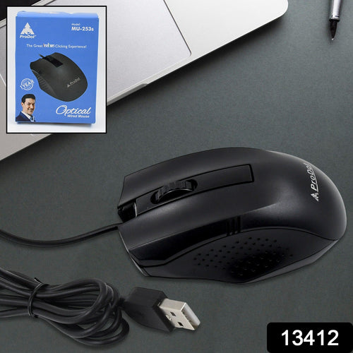 Computer  Laptop Wired Optical Mouse (1 Pc)