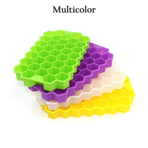 0998  Silicone Ice Cube Trays 32 Cavity Per Ice Tray Multi Color