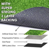 0612 Artificial Grass For Balcony Or Doormat Soft And Durable Plastic Turf Carpet 58x38cm
