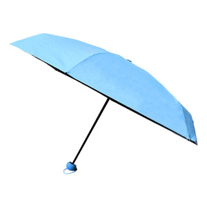 5 Fold Manual Open Umbrella With Capsule Case (1 Pc)