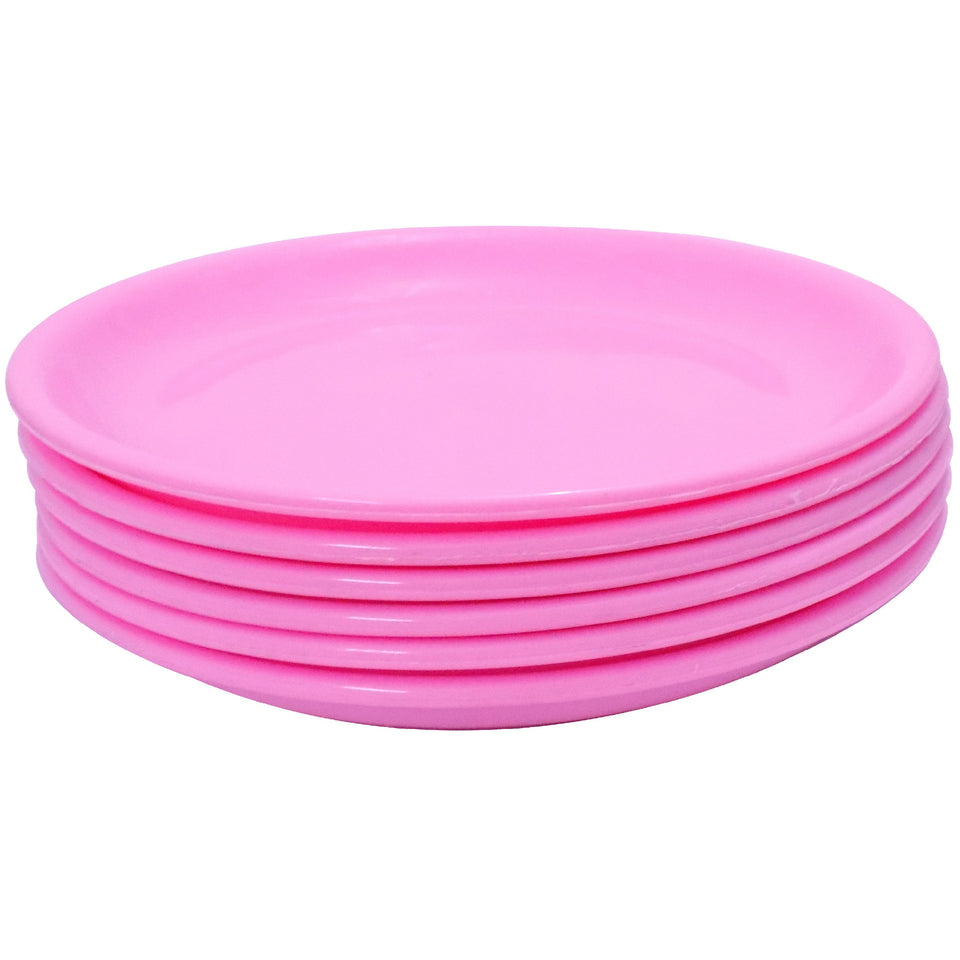 2185 Round Shaped Mini Soup Platesdishes - 6 Pcs