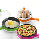 2150 Multi Functional Electric 2 In 1 Egg Frying Pan With Egg Boiler Machine Measuring Cup With Handle