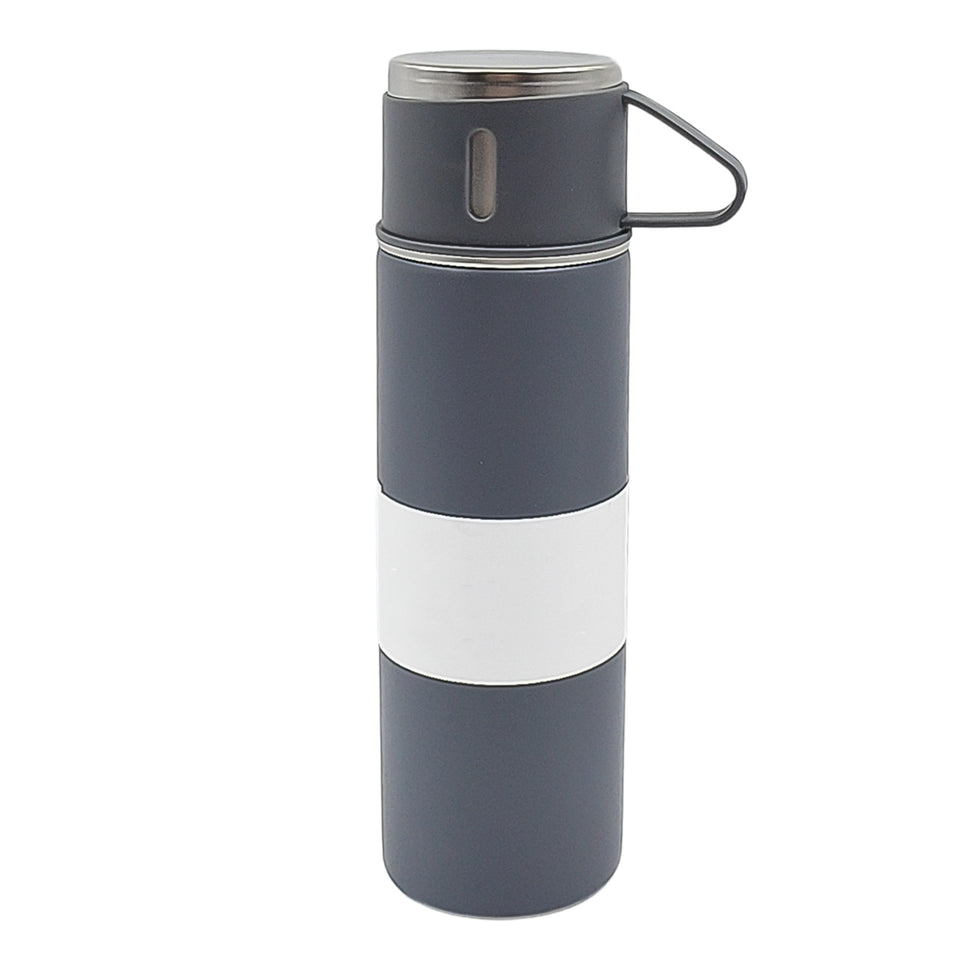 Stainless Steel Vacuum Insulated Water Bottle With Coffee  Tea Mug (500 Ml)