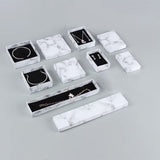 Cardboard Jewelry Boxes Gift Case Small Paper Jewelry Gift Boxes (7 Pcs Set  Mix Size)