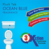 1326 Toilet Cleaner Flush Tab Ocean Blue 100 Gram
