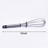 2571 Stainless Steel Wire Whiskballoon Whiskegg Frother Milk  Egg Beater (10 Inch)