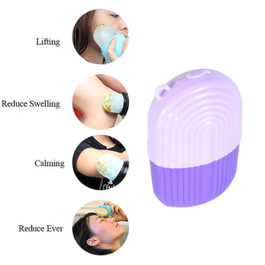 Beauty Ice Roller For Face Massager  Eye Reusable Face Rollers Facial Roller ( Purple Color)