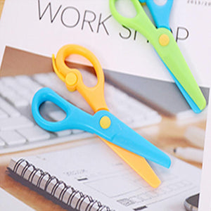 1569 Kids Handmade Plastic Safety Scissors Safety Scissors