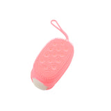 1436  Silicone Super Soft Silicone Bath Brush Double-sided Body Scrubber Brush For Deep Cleasing Exfoliating Ultra-soft Scrubber(1 Pc)