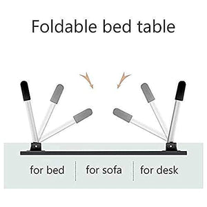 7860 Foldable Bed Study Table Portable Multifunction Laptop Table Lapdesk For Children Bed Foldable Table Work Office Home With Tablet Slot  Cup Holder