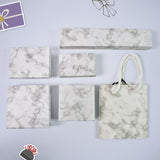 Cardboard Jewelry Boxes Gift Case Small Paper Jewelry Gift Boxes (7 Pcs Set  Mix Size)
