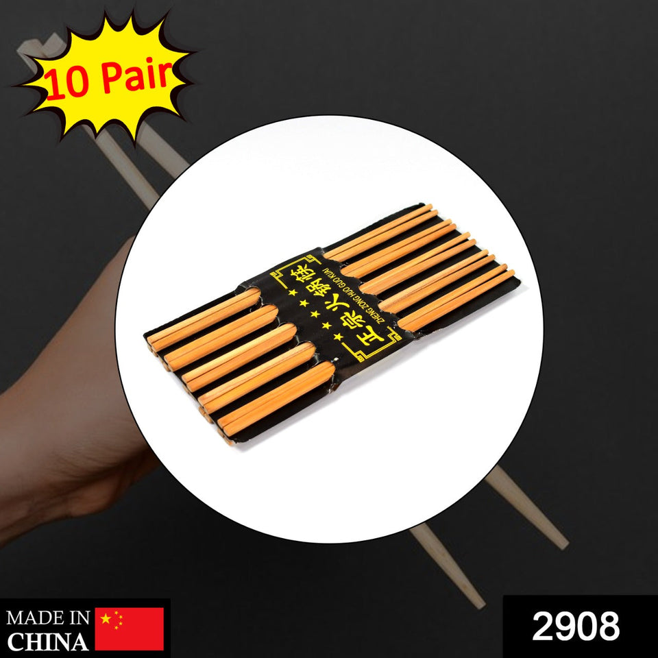 10pair Chopsticks Set Lightweight Easy to Use Chop Sticks with Case for Sushi, Noodles and Other Asian Food