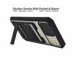 Shutter Smoke With Stand Hard Case For Oppo