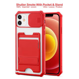 Shutter Smoke With Stand Hard Case For Samsung