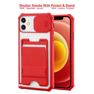 Shutter Smoke With Stand Hard Case For Oppo