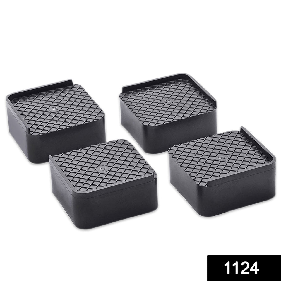 1124 Premium Multipurpose Heavy Duty Cupboardrefrigeratorsofa Base Stand - Set Of 4 Pcs