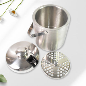 Stainless Steel Ice Buckets With Lid (1.3 Liters Approx)