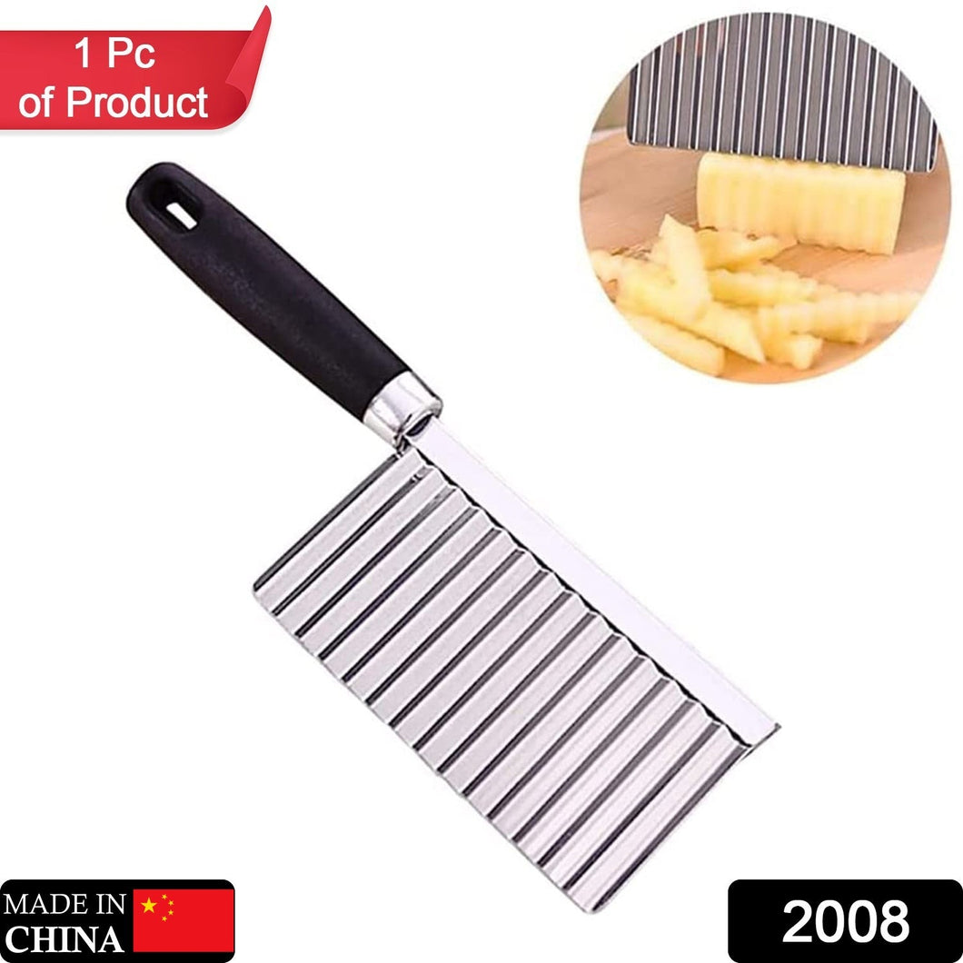 2007 Stainless Steel Vegetable Salad Chopping Knife Crinkle Cutters