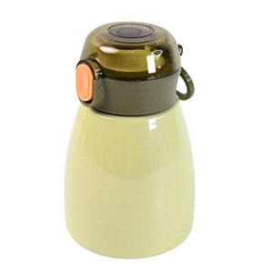 Vacuum Insulation Flask Bottle With Straw For Sports Adult Children (Approx 480ml)