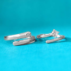 Adjustable Couple Rings Combo for Lovers