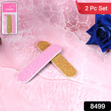 Professional Nail Filer Double Sided For Nail Shaper Nail File (9 Cm  2 Pc Set)