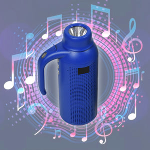 1287  Smart Bluetooth Speaker With Torch Light Wireless Bluetooth Speaker  Night Flash Light Speaker