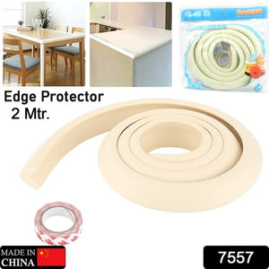 7557 Corner Proofing Edge Protector Safe Corner Cushion For Table Baby Safety Bumper Guardfurniture Bed Soft Rubber Corner Protectors For Kids (2 Mtr)