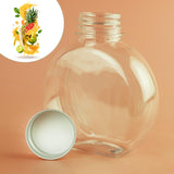 Multipurpose Transparent Round Clear Plastic Container (1 Pc)