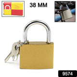 Multipurpose Solid 3 Keys door lock 38 mm / 1 Pc)