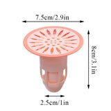 Deodorant Floor Drain Core Silicone Drain Stopper Insectproof Anti-Odor Hair Trap Plug Trap for Kitchen Bathroom Toilet