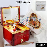 Dancer Ballerina Piano Music Box Hand Crank Music Plastic Box Gift  (1 Pc)