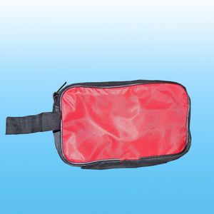 0845 Portable Travel Hand Pouchshaving Kit Bag For Multipurpose Use (Red)