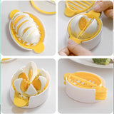 10022 Egg Slicer 3 In 1 Boiled Egg Slicer Egg Slicer Preserved Egg Slicer Home Restaurant Kitchen Tool (1 Pc)