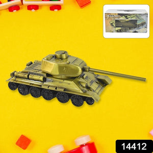 Retro Iron Art Tank Model Nostalgia Tank Crafts Home Decor Ornament Desktop Decorations For Office Living Room Childrens Room Gift (Metal)