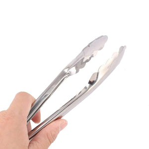 Metal Household Kitchen Salad Dessert Buffet Food Tong Clamp Clip (1 Pc  17 Cm)