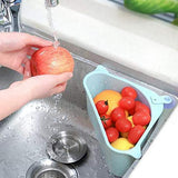 2119 Triangular Multi Functional Drainer Shelf Sink Storage Holder