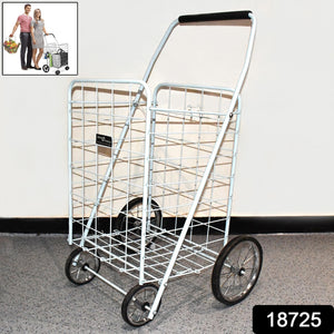 Foldable Shopping Trolley With Wheels ( Moq - 2 Pc)