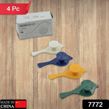 7772 Bird Hook Self Adhesive Hooks Wall Mounted Hook Shower Towel Hook Hat Hooks Rack Coat Hook Door Back Hook Adhesive Hooks For Wall Novelty Wall Hook (4 Pc Set)