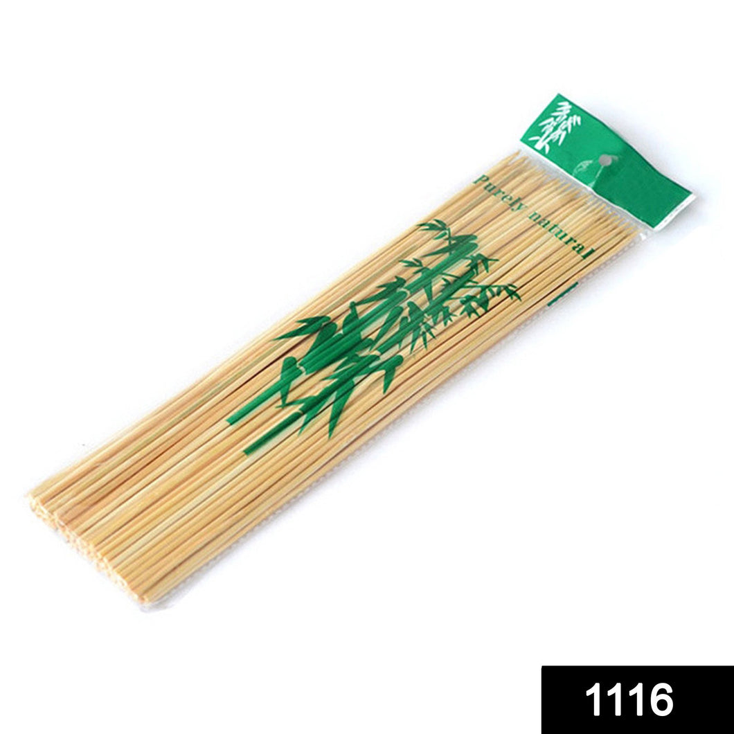 1116 Natural Bamboo Wooden Skewersbbq Sticks For Barbeque And Grilling