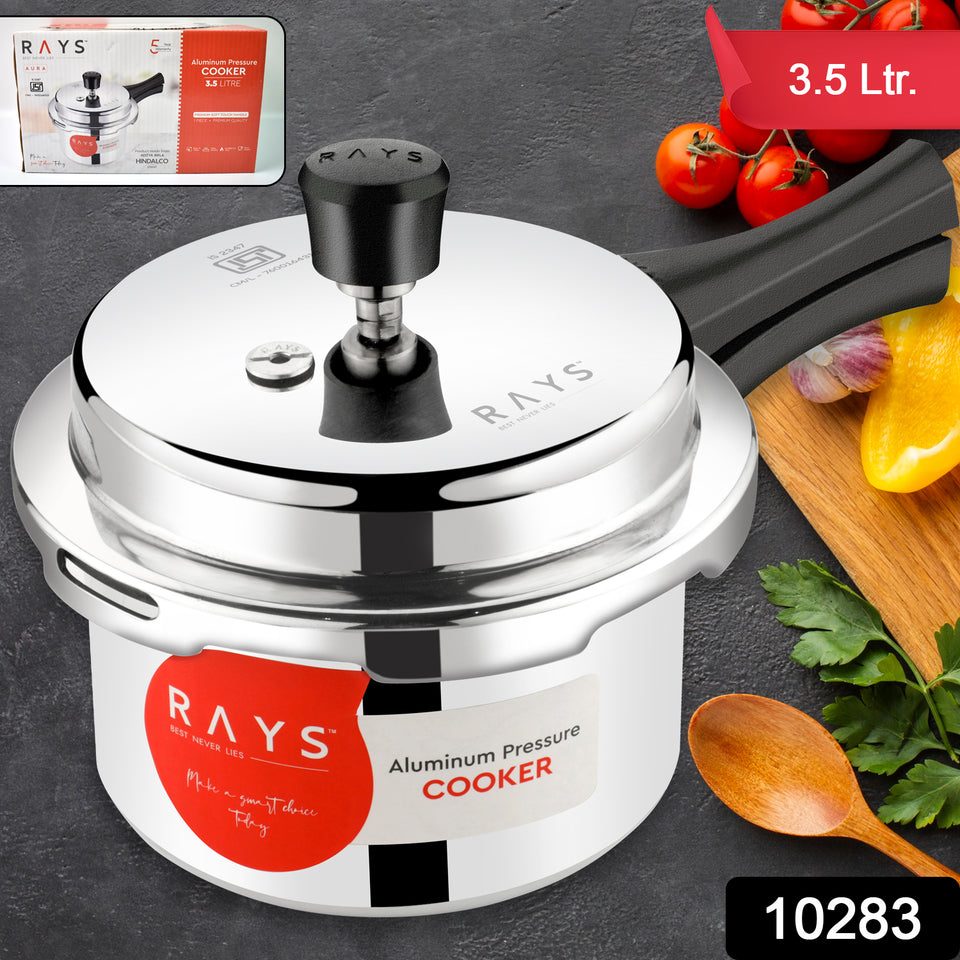 Aluminium Rays Aura Pressure Cookers With Outer Lid (3.5 Litres)