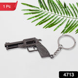 Gun Keychain Metal Weapon Key Rings Pendant for Men, Birthday Gifts (1 Pc)