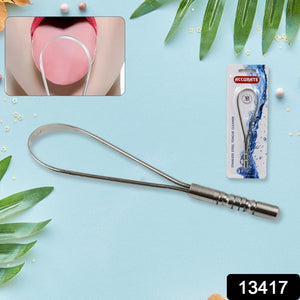 Steel Tongue Cleaner, Tongue Scraper (1 Pc)