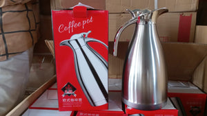 Vacuum Insulated Kettle Jug (Stainless Steel): 2LSizes