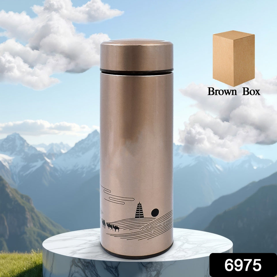 Vacuum Bottle, Double Wall Vacuum Mug, Stainless Steel water Bottle (350 ML Approx)