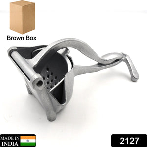 MANUAL ALUMINIUM METAL FRUIT PRESS JUICER  ( BROWN BOX )