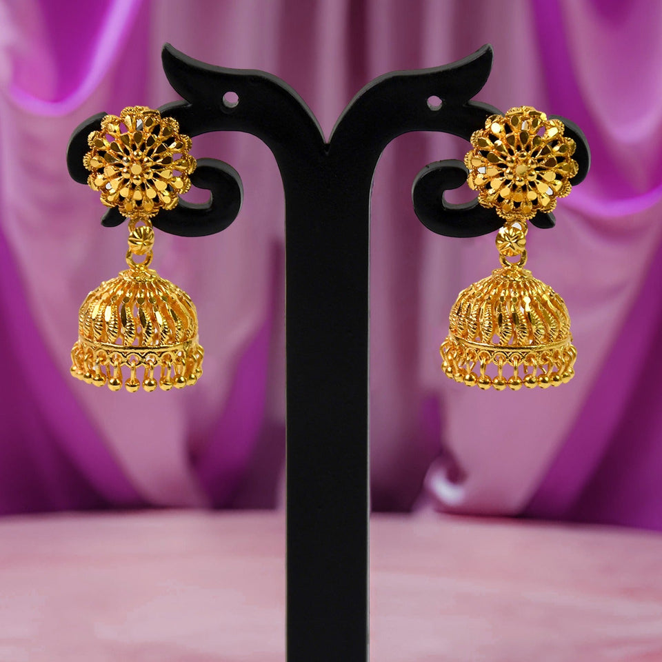 Opulence Unveiled: Bold & Beautiful Jumka Earrings